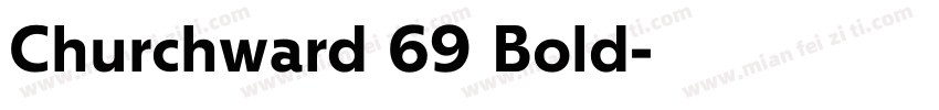 Churchward 69 Bold字体转换
